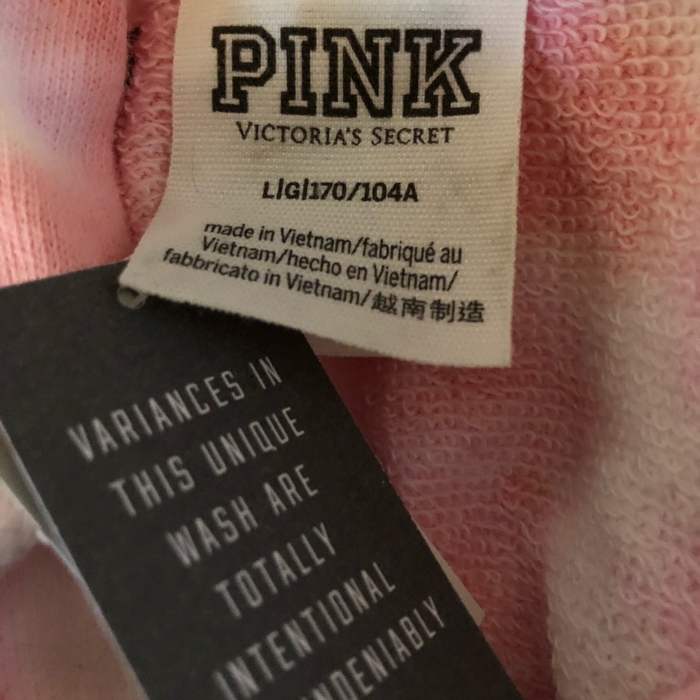 🎉LAST ONE🎉🎉🎉BNWT PinkVS Full Zip Tie Dye Hoody - Picture 5 of 5